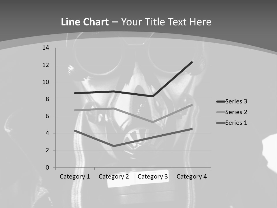 Fear Biohazard Maschera PowerPoint Template