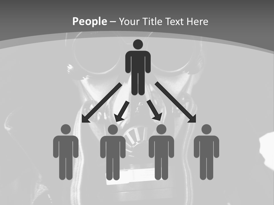 Fear Biohazard Maschera PowerPoint Template