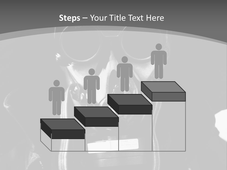 Fear Biohazard Maschera PowerPoint Template