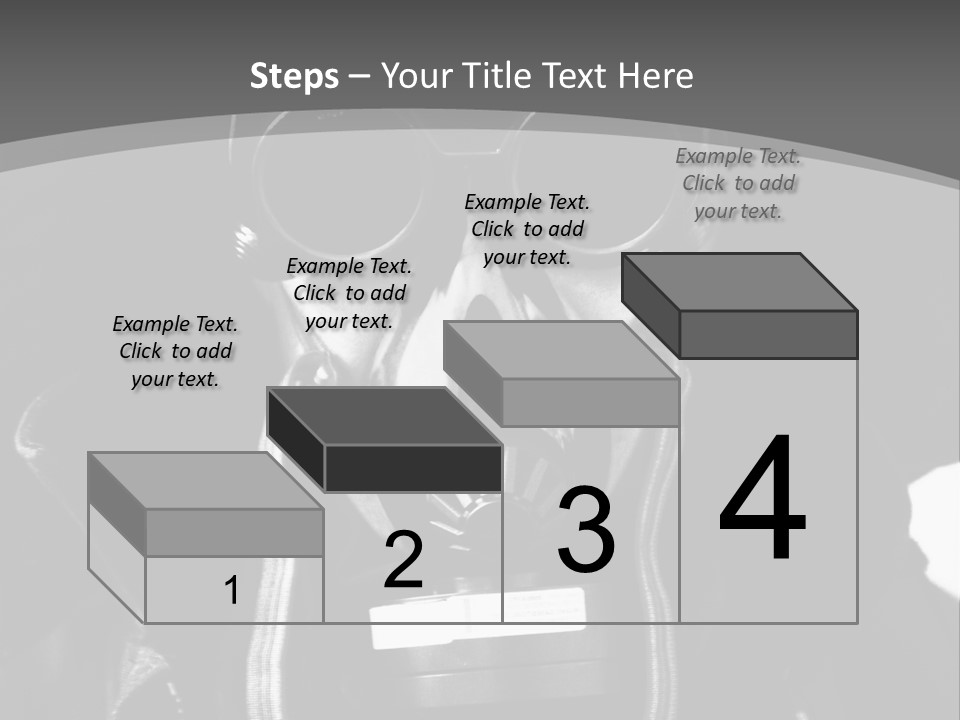 Fear Biohazard Maschera PowerPoint Template