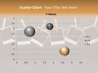 Frames Corkboard Orange PowerPoint Template