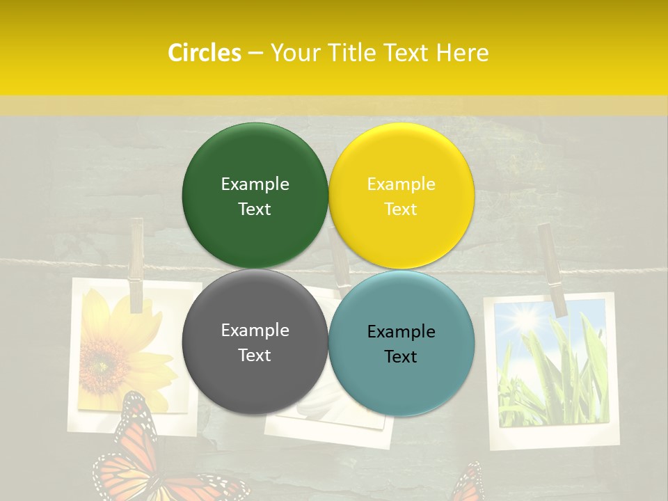Rope Attach Grunge PowerPoint Template