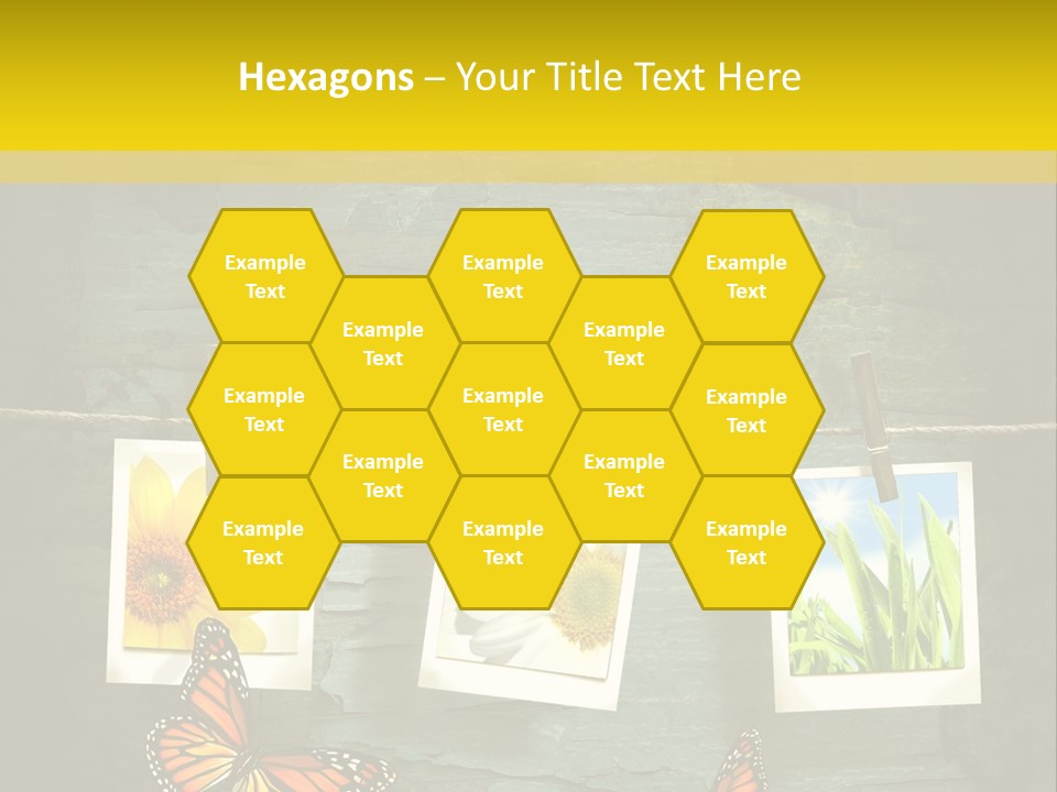 Rope Attach Grunge PowerPoint Template