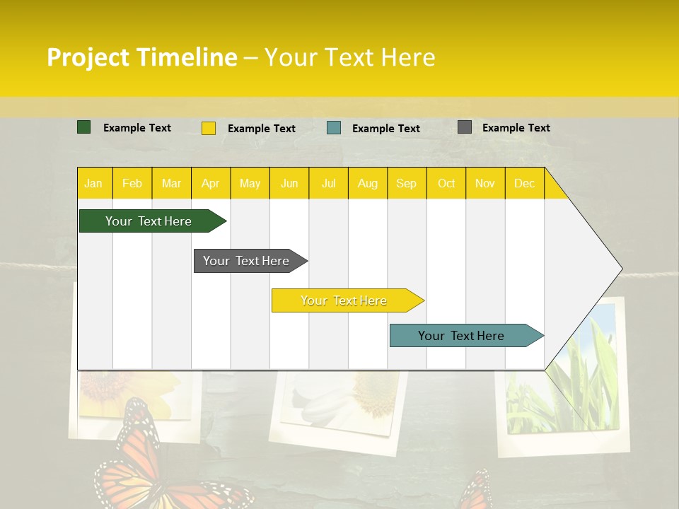 Rope Attach Grunge PowerPoint Template