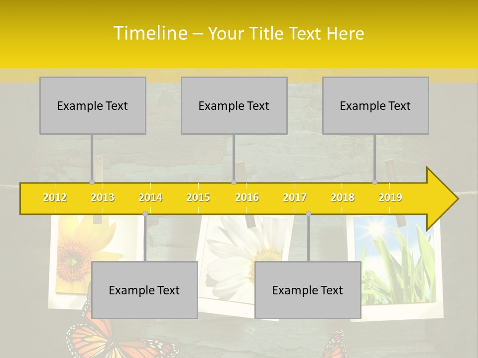 Rope Attach Grunge PowerPoint Template