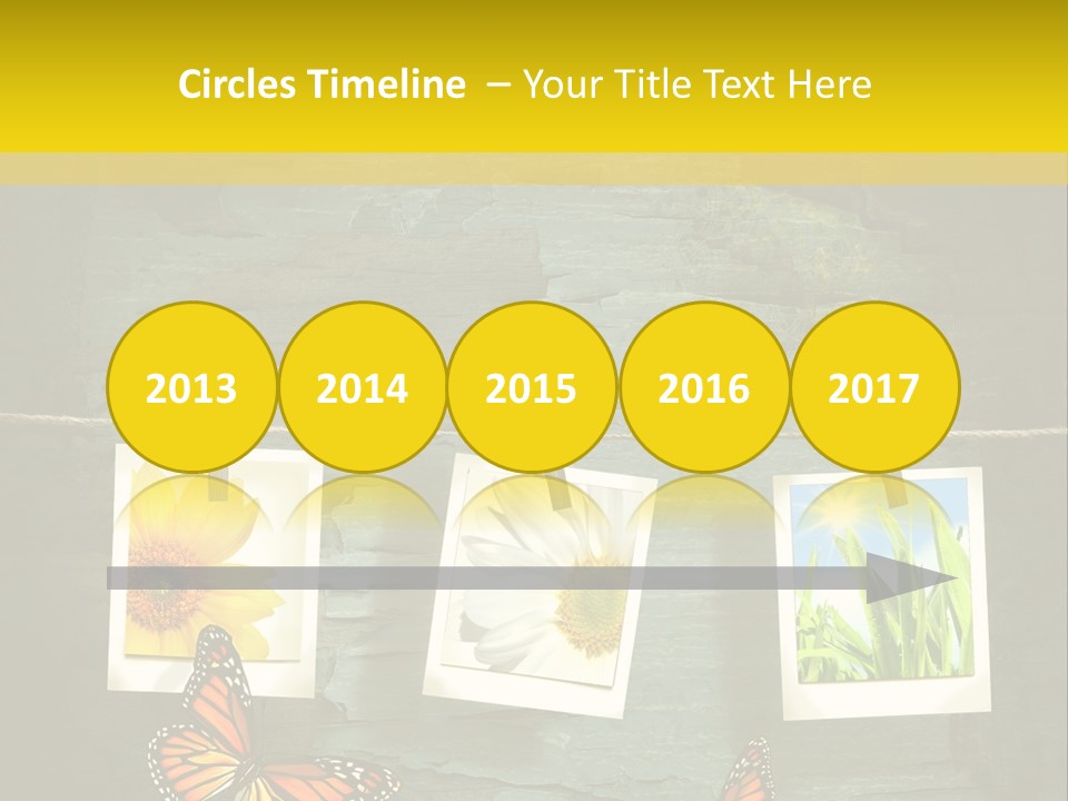 Rope Attach Grunge PowerPoint Template