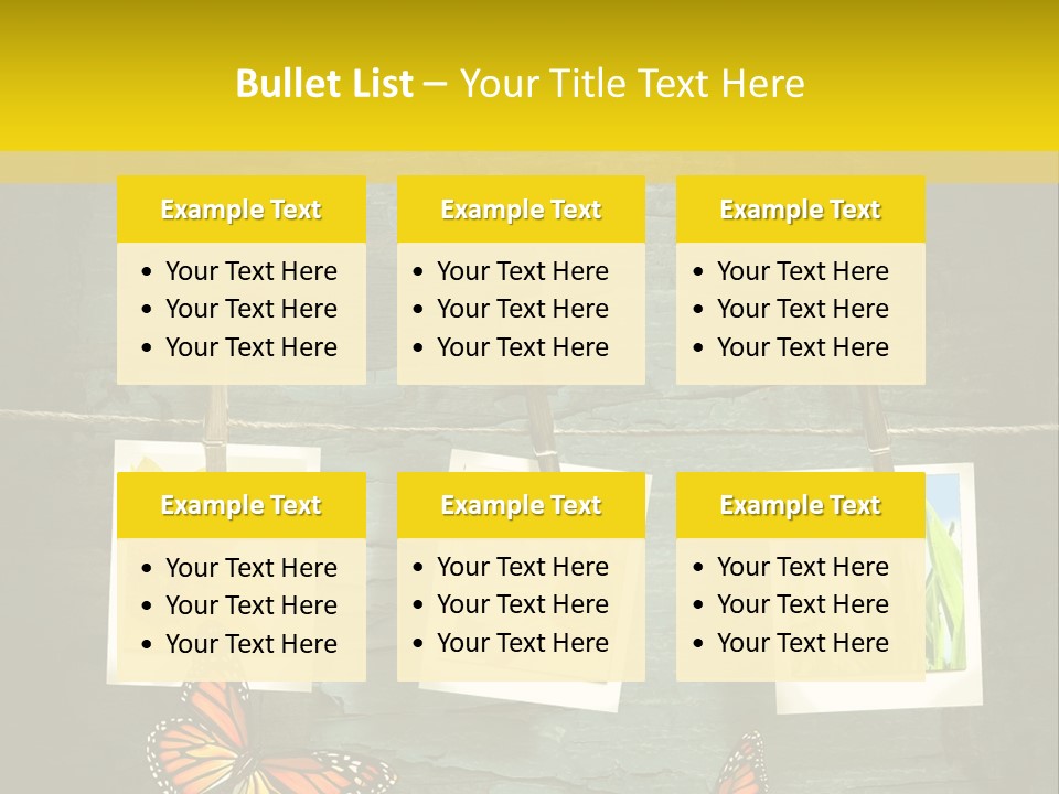 Rope Attach Grunge PowerPoint Template