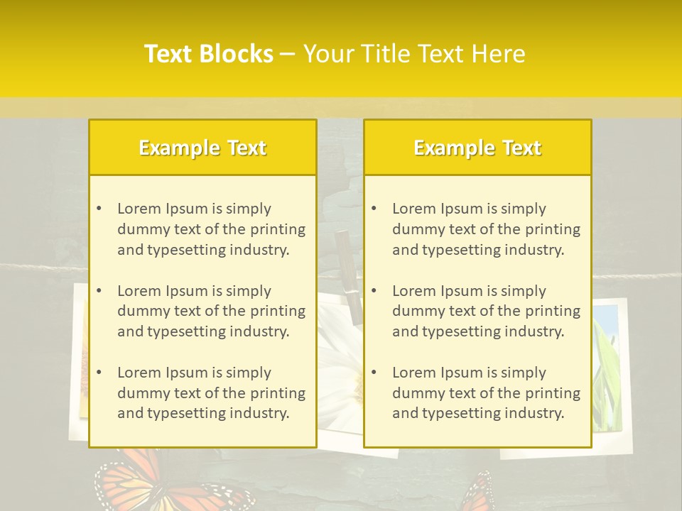 Rope Attach Grunge PowerPoint Template