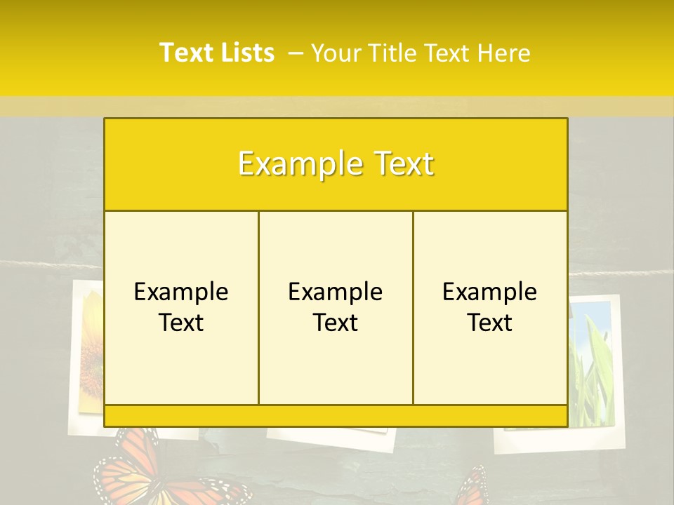 Rope Attach Grunge PowerPoint Template