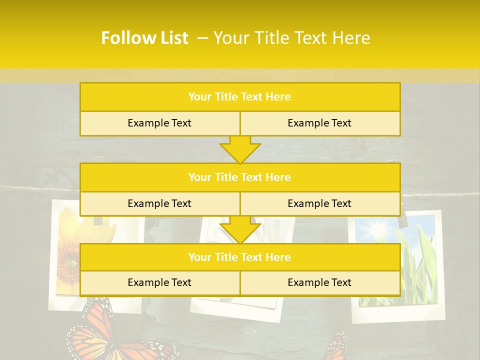 Rope Attach Grunge PowerPoint Template