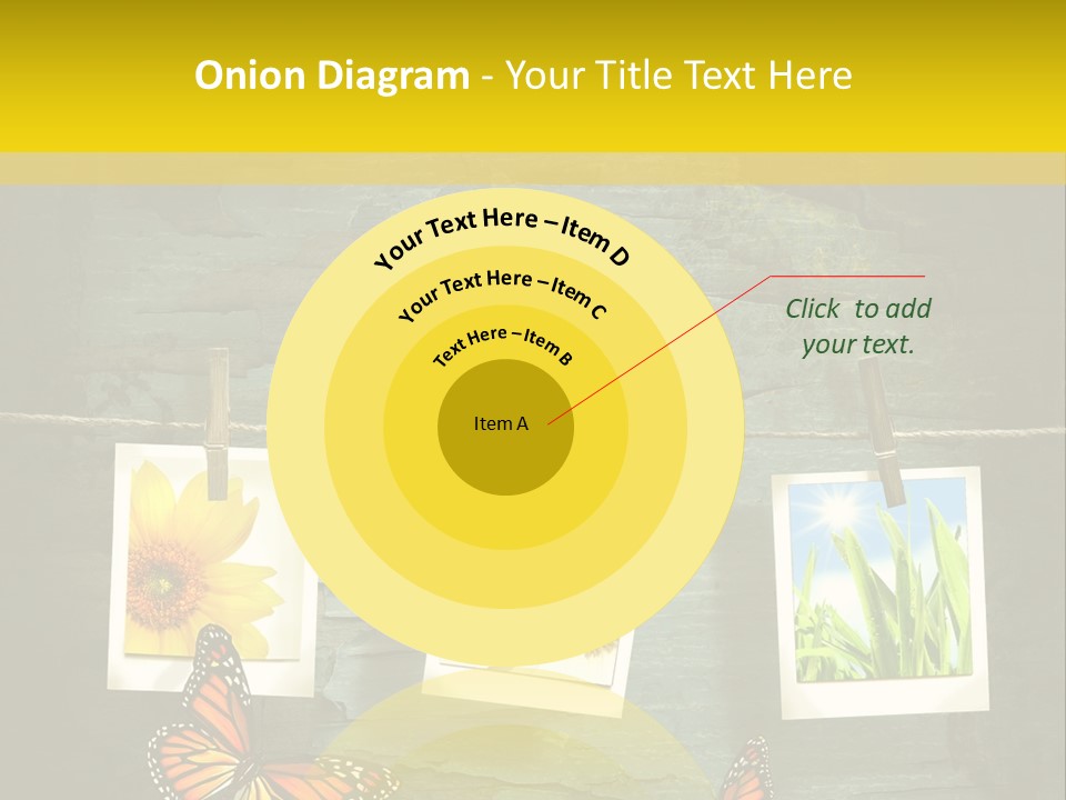 Rope Attach Grunge PowerPoint Template