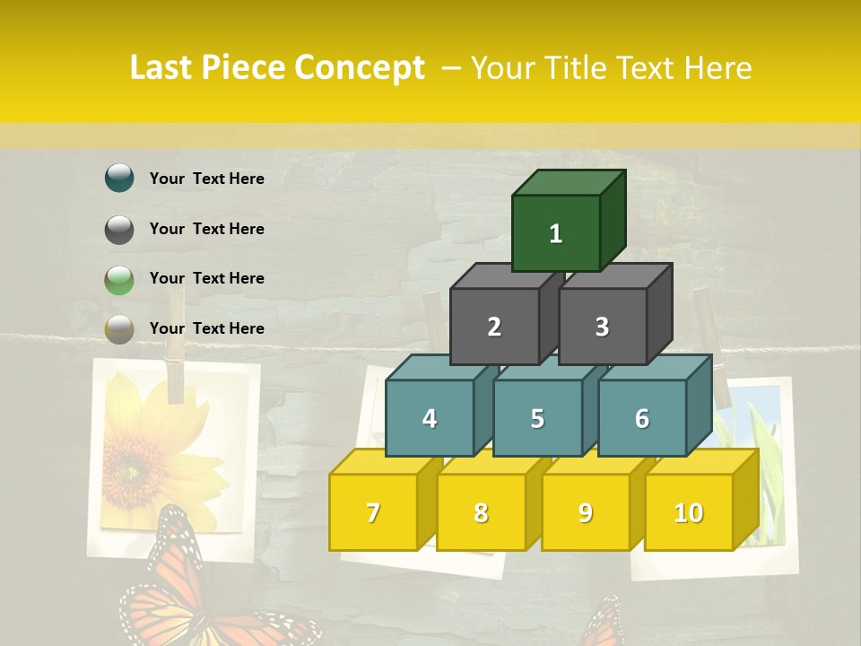 Rope Attach Grunge PowerPoint Template