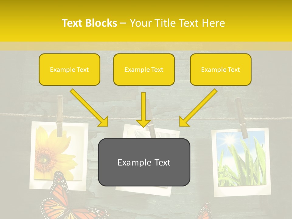 Rope Attach Grunge PowerPoint Template