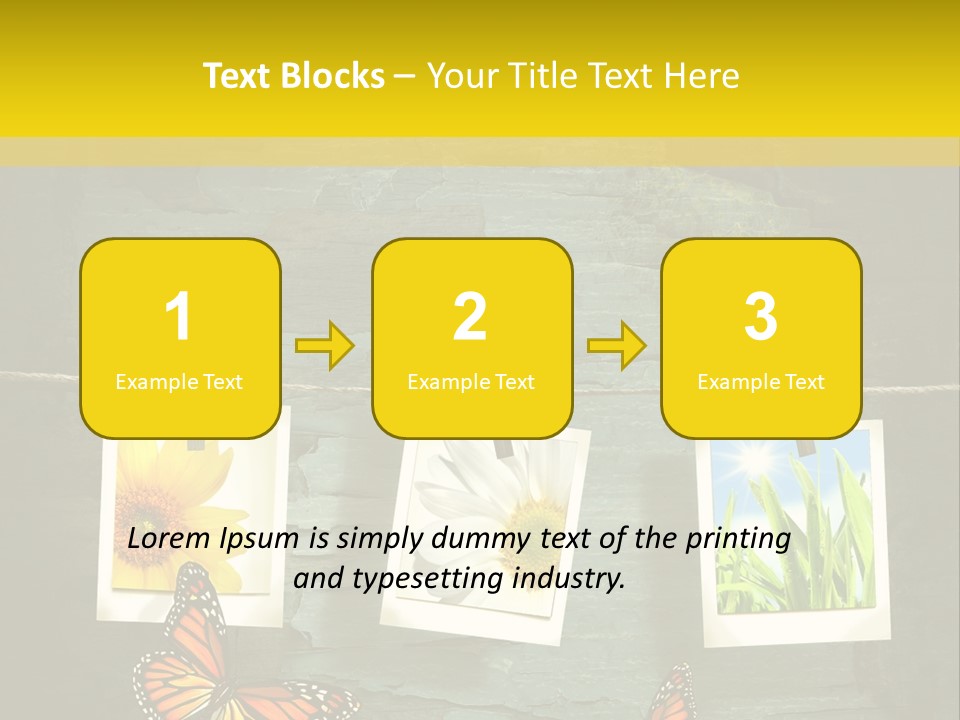 Rope Attach Grunge PowerPoint Template