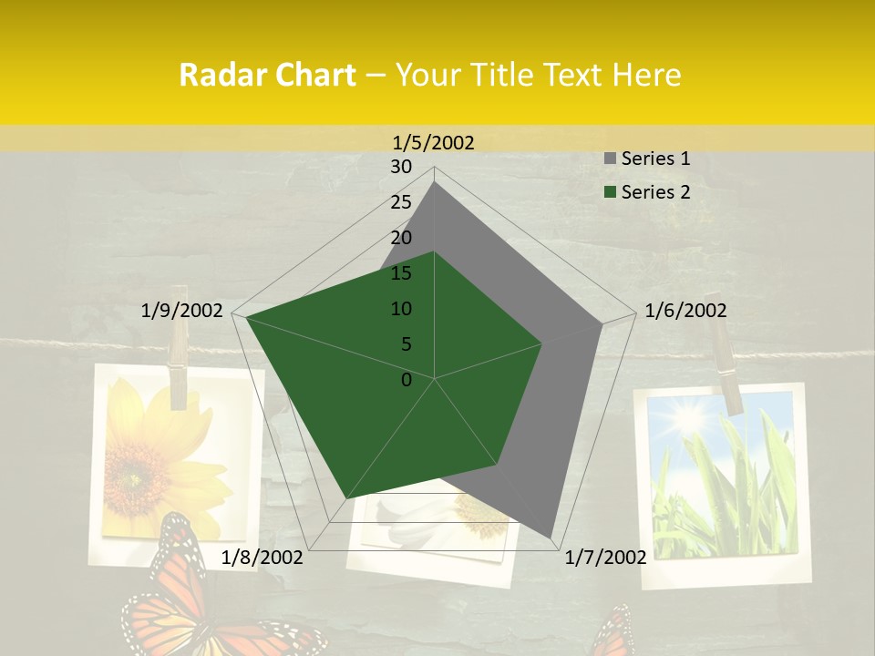 Rope Attach Grunge PowerPoint Template