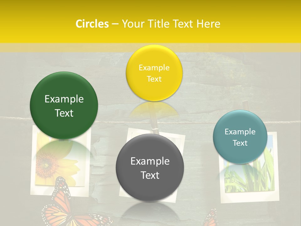 Rope Attach Grunge PowerPoint Template