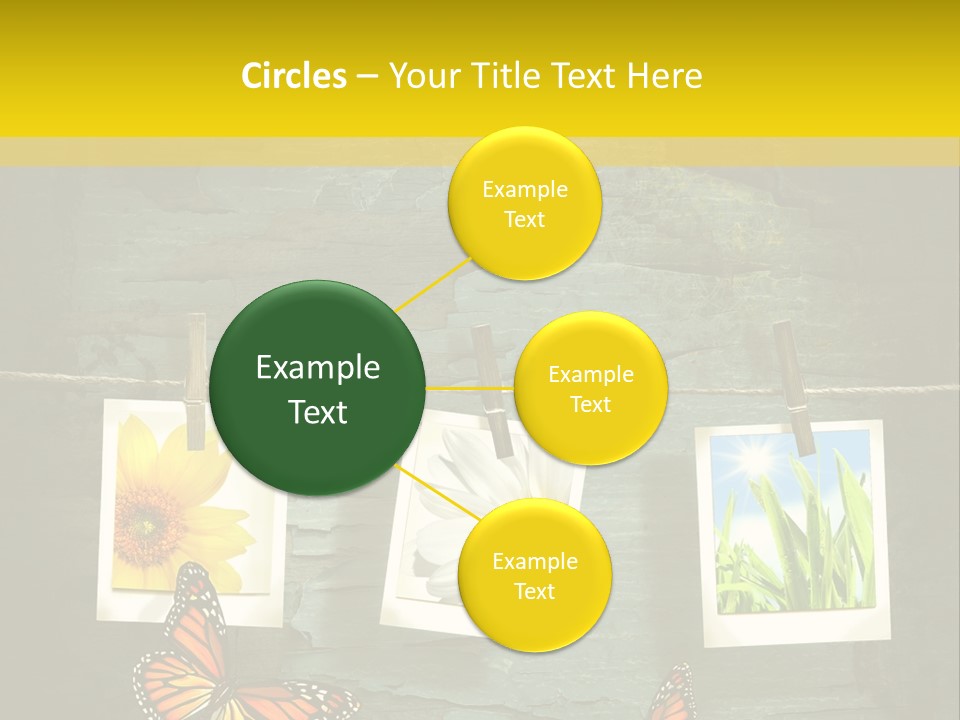 Rope Attach Grunge PowerPoint Template