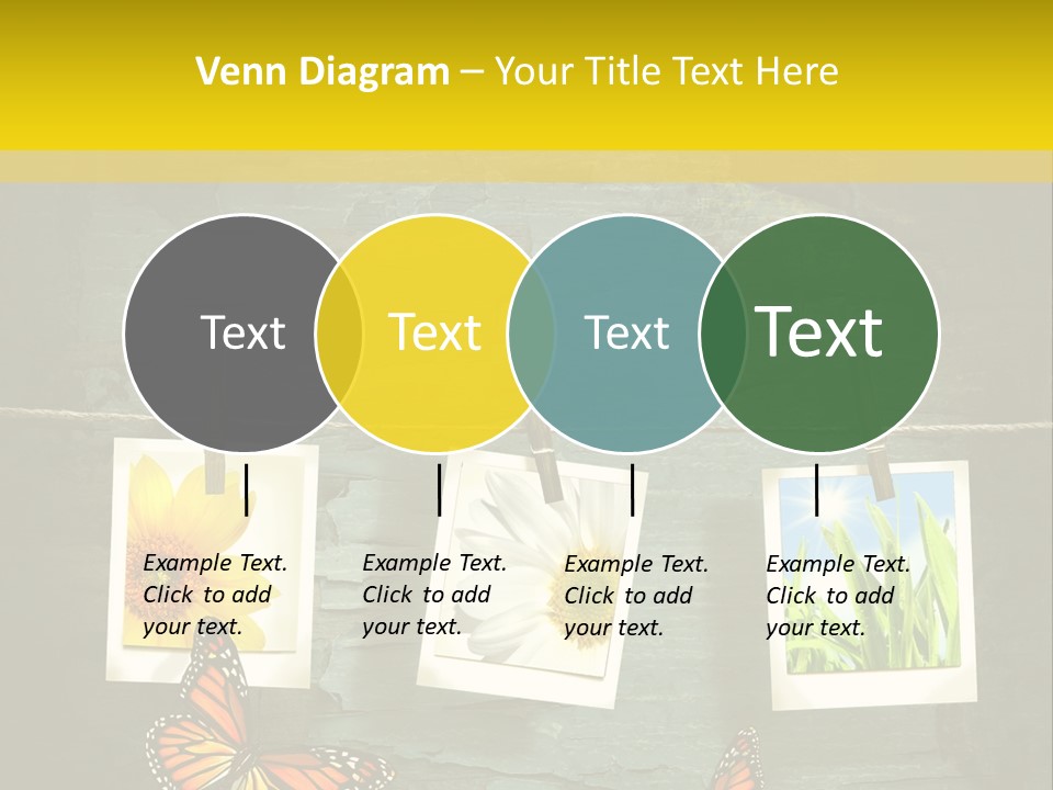 Rope Attach Grunge PowerPoint Template