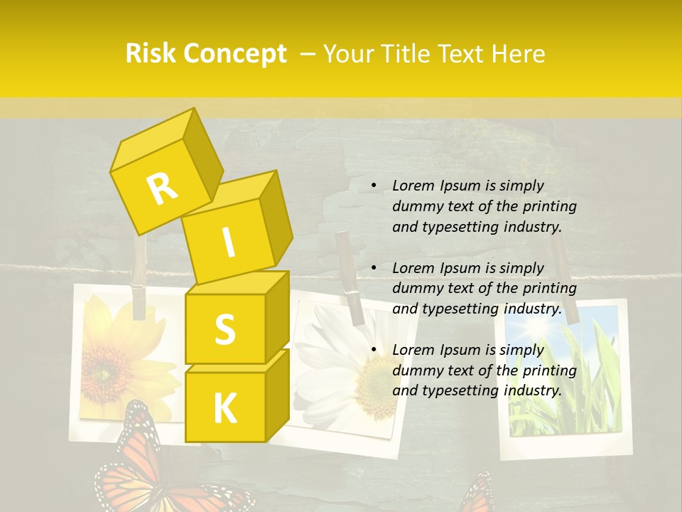 Rope Attach Grunge PowerPoint Template