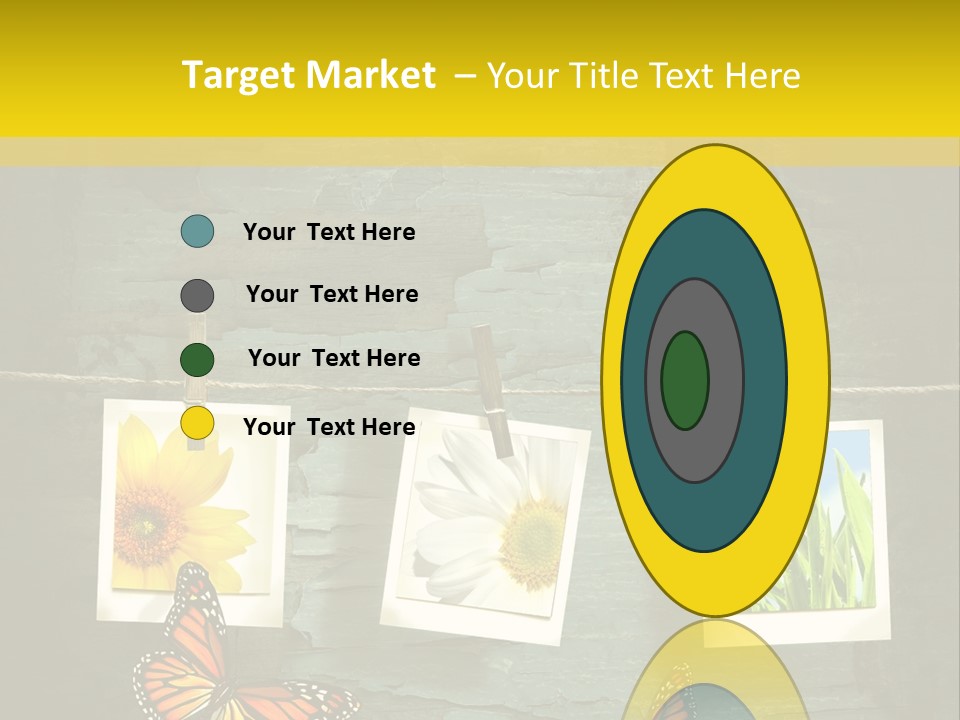 Rope Attach Grunge PowerPoint Template