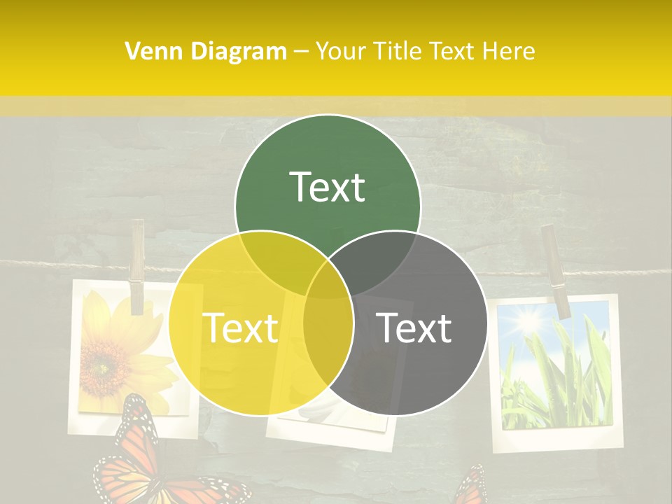 Rope Attach Grunge PowerPoint Template