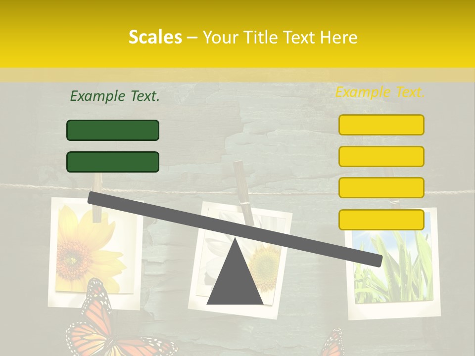 Rope Attach Grunge PowerPoint Template