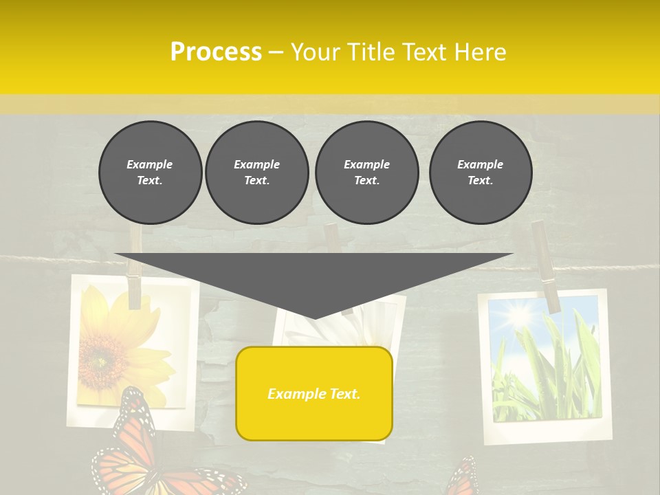 Rope Attach Grunge PowerPoint Template