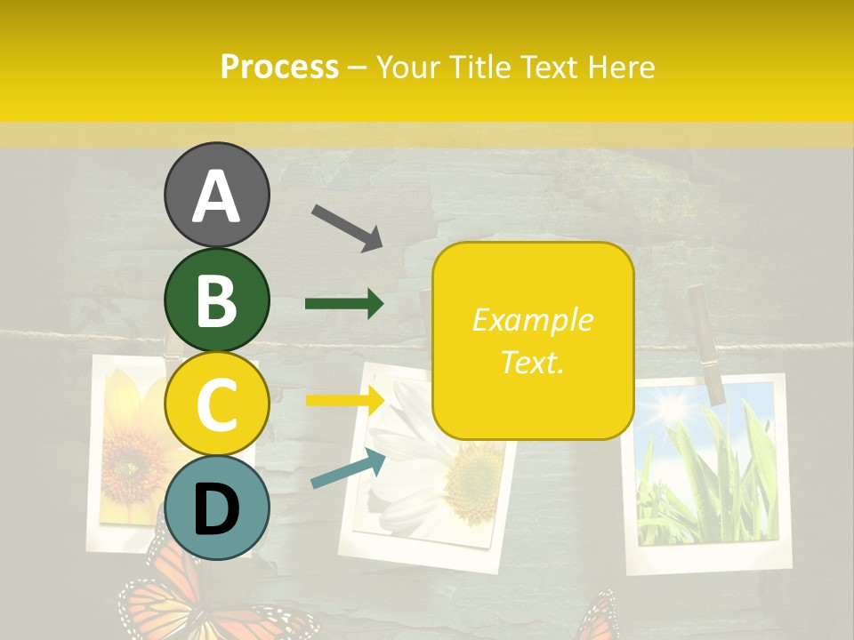 Rope Attach Grunge PowerPoint Template
