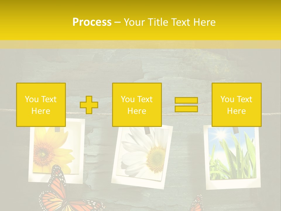 Rope Attach Grunge PowerPoint Template
