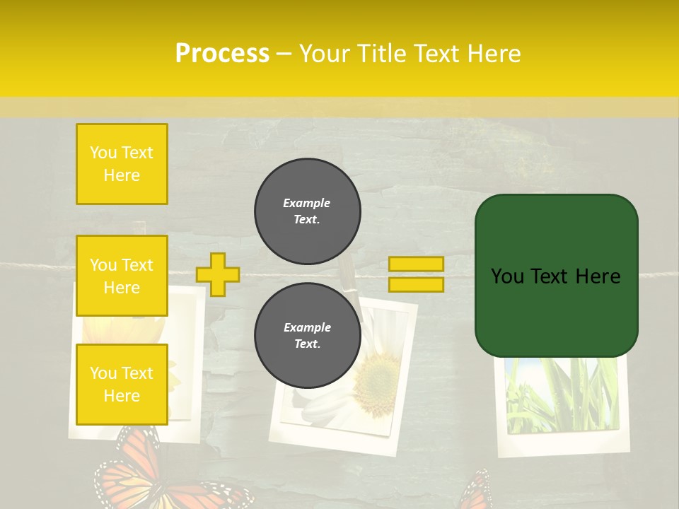 Rope Attach Grunge PowerPoint Template