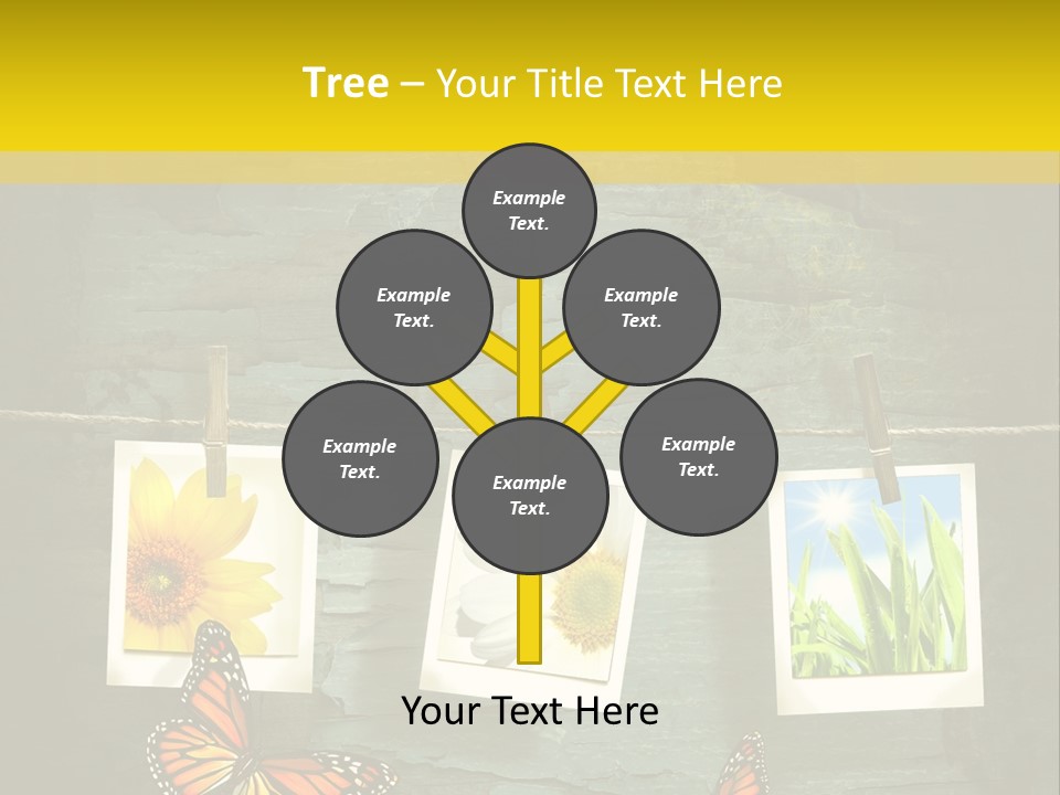 Rope Attach Grunge PowerPoint Template