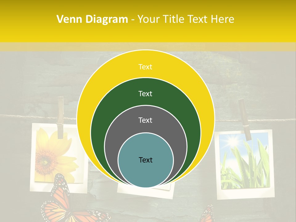 Rope Attach Grunge PowerPoint Template