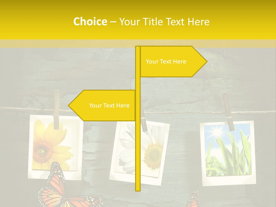 Rope Attach Grunge PowerPoint Template