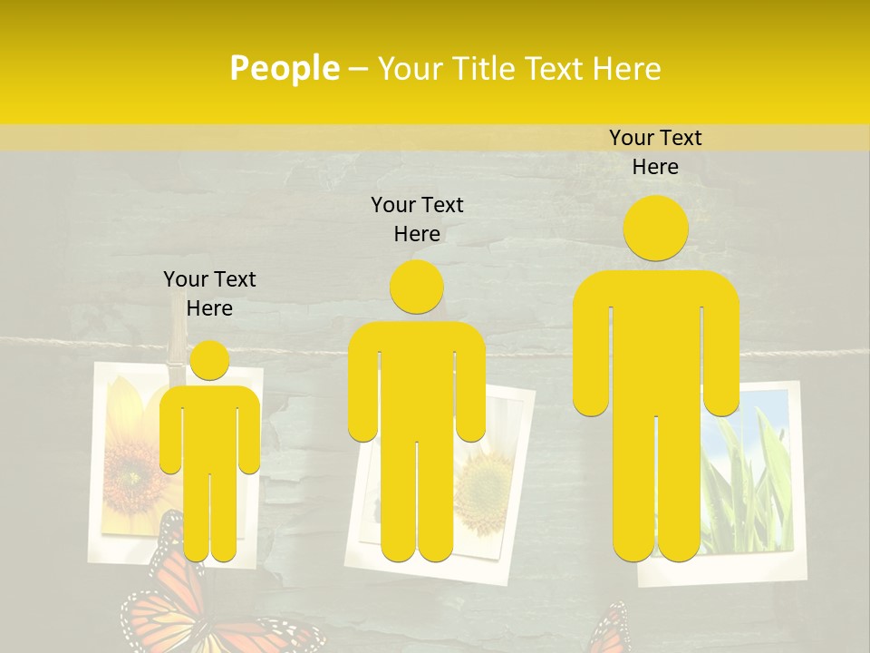 Rope Attach Grunge PowerPoint Template