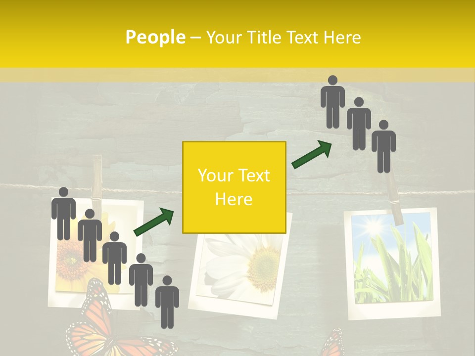 Rope Attach Grunge PowerPoint Template