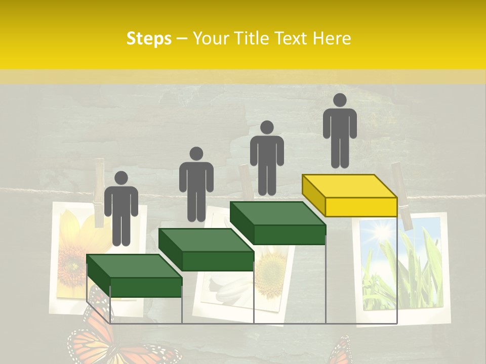 Rope Attach Grunge PowerPoint Template