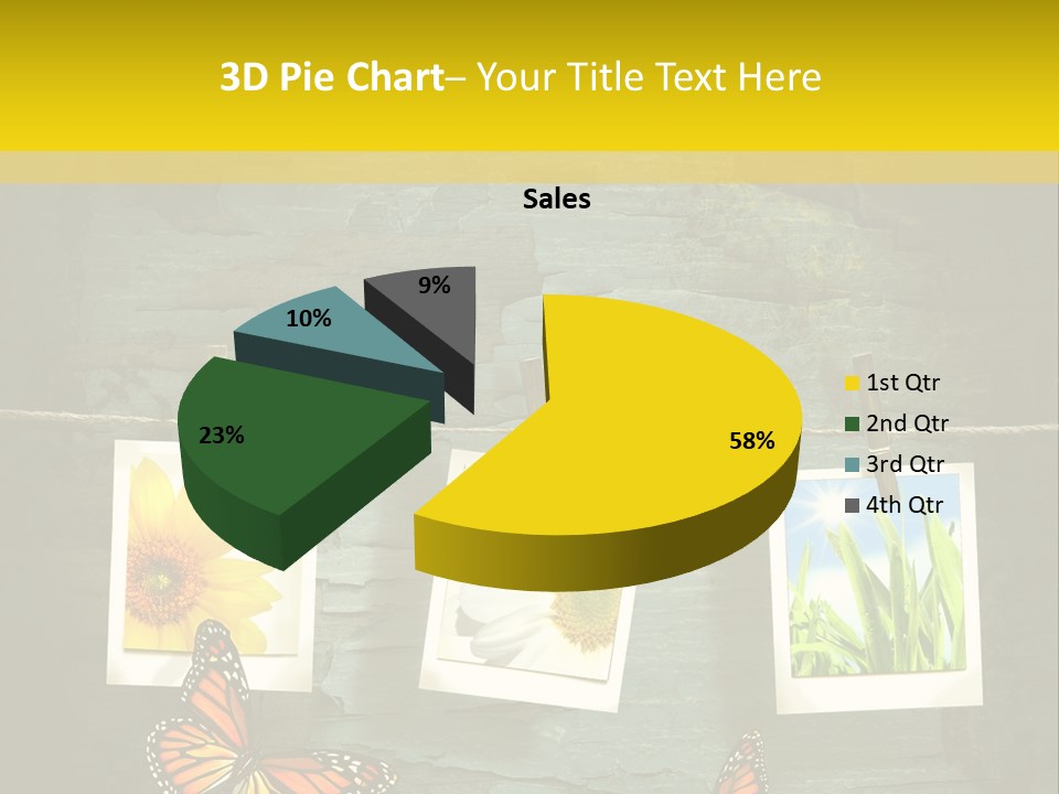 Rope Attach Grunge PowerPoint Template
