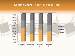 Clothespin Stick Rope PowerPoint Template