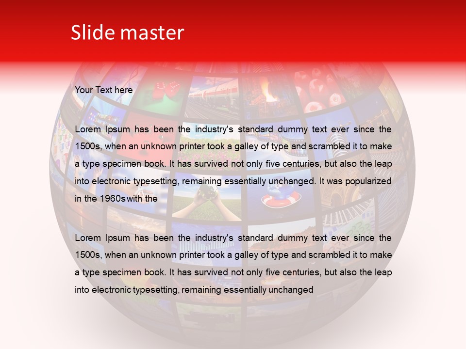 Concept Global Broadcasting PowerPoint Template