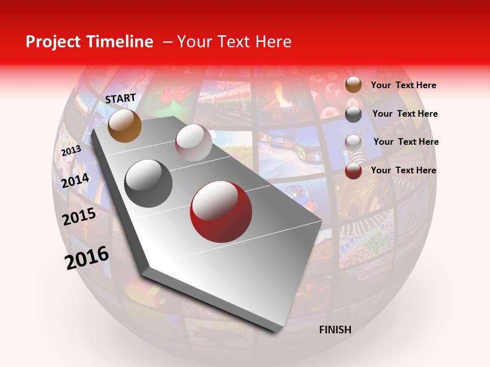 Concept Global Broadcasting PowerPoint Template