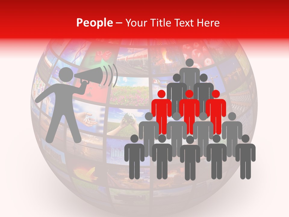 Concept Global Broadcasting PowerPoint Template