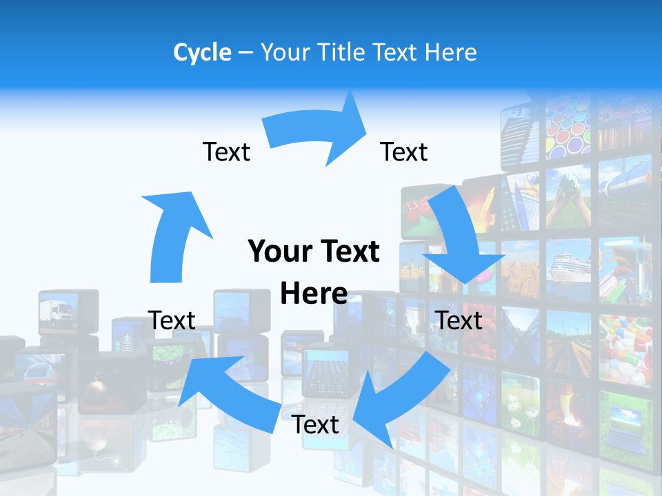 Apps News Business PowerPoint Template