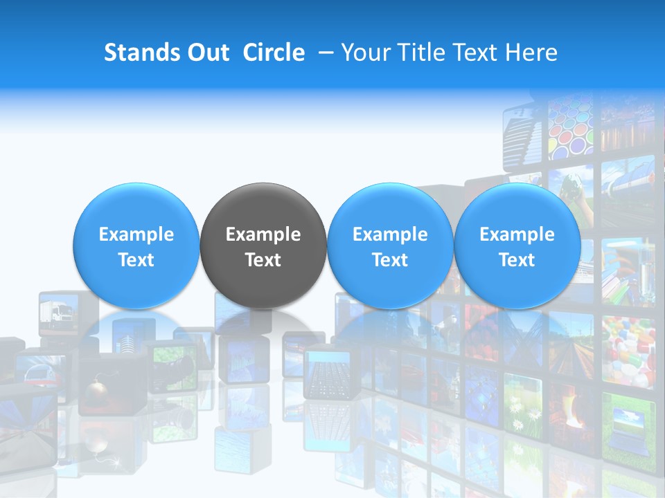 Apps News Business PowerPoint Template