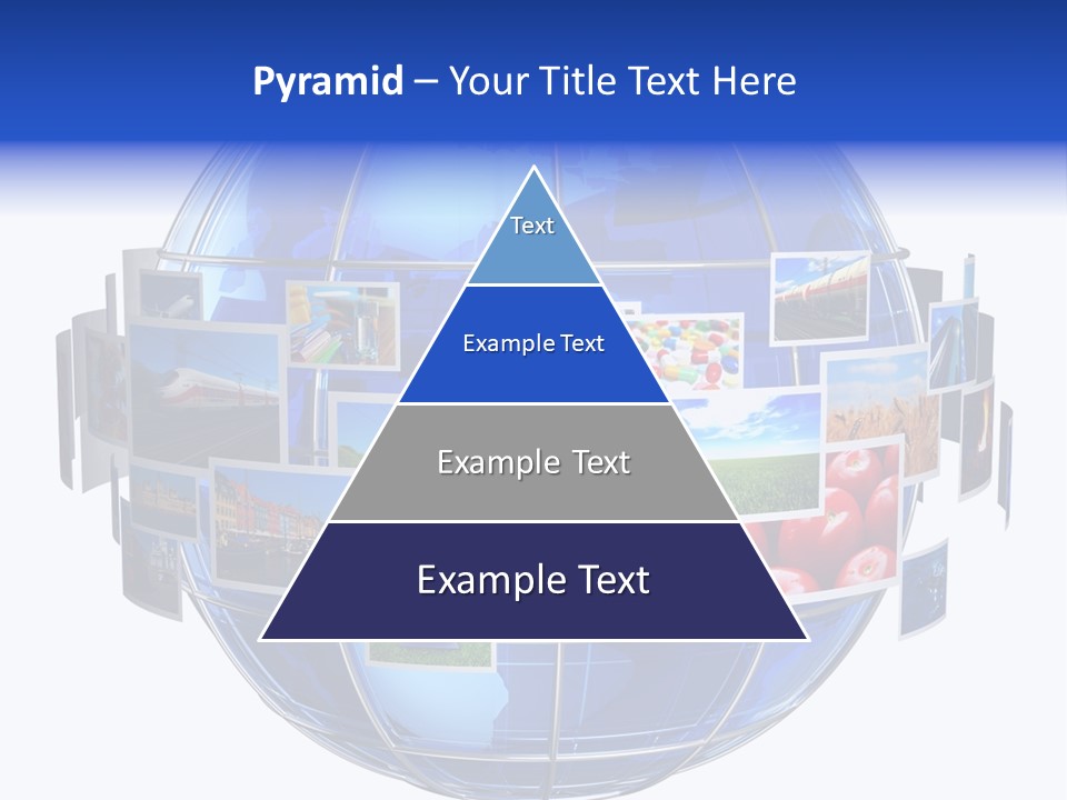 Isolated Earth Television PowerPoint Template