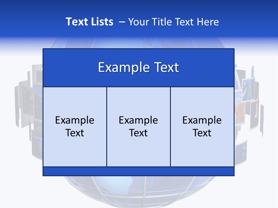 Isolated Earth Television PowerPoint Template