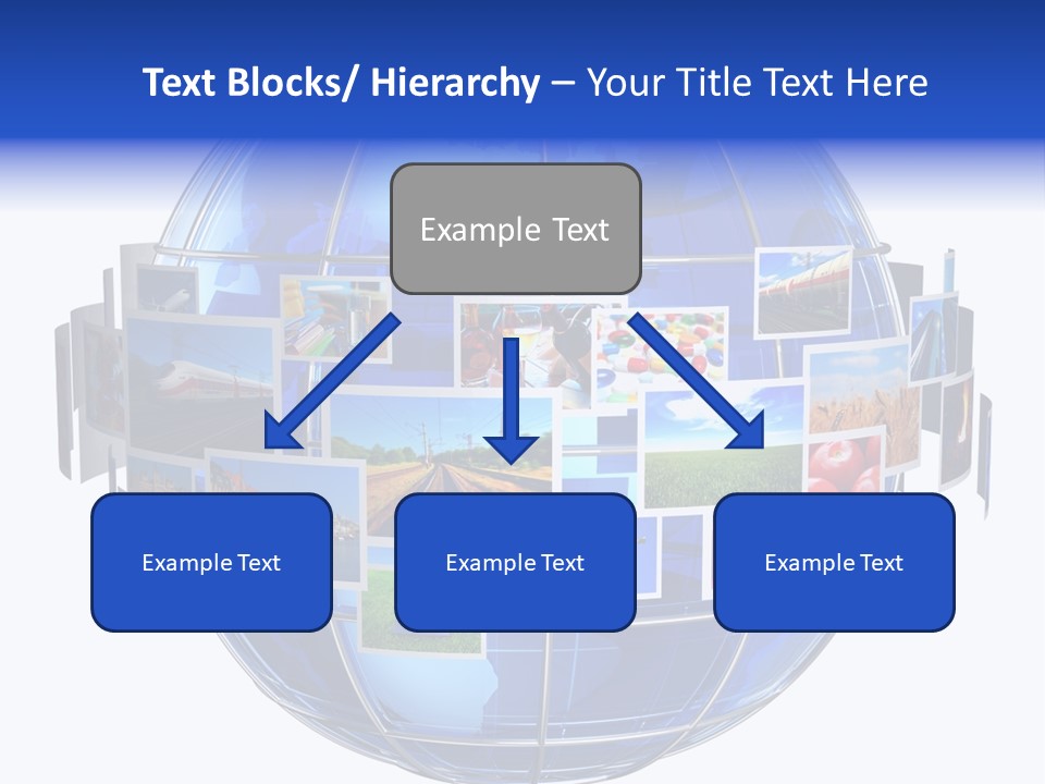 Isolated Earth Television PowerPoint Template
