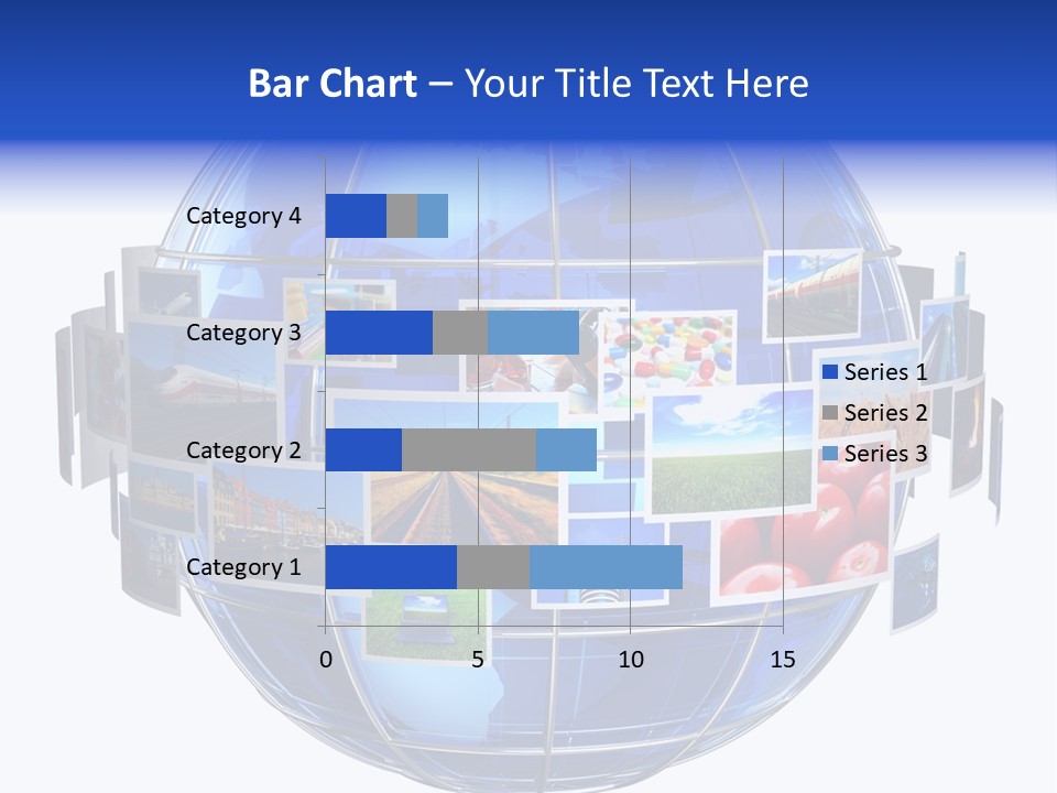 Isolated Earth Television PowerPoint Template