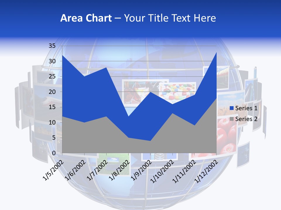 Isolated Earth Television PowerPoint Template