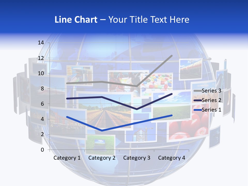 Isolated Earth Television PowerPoint Template