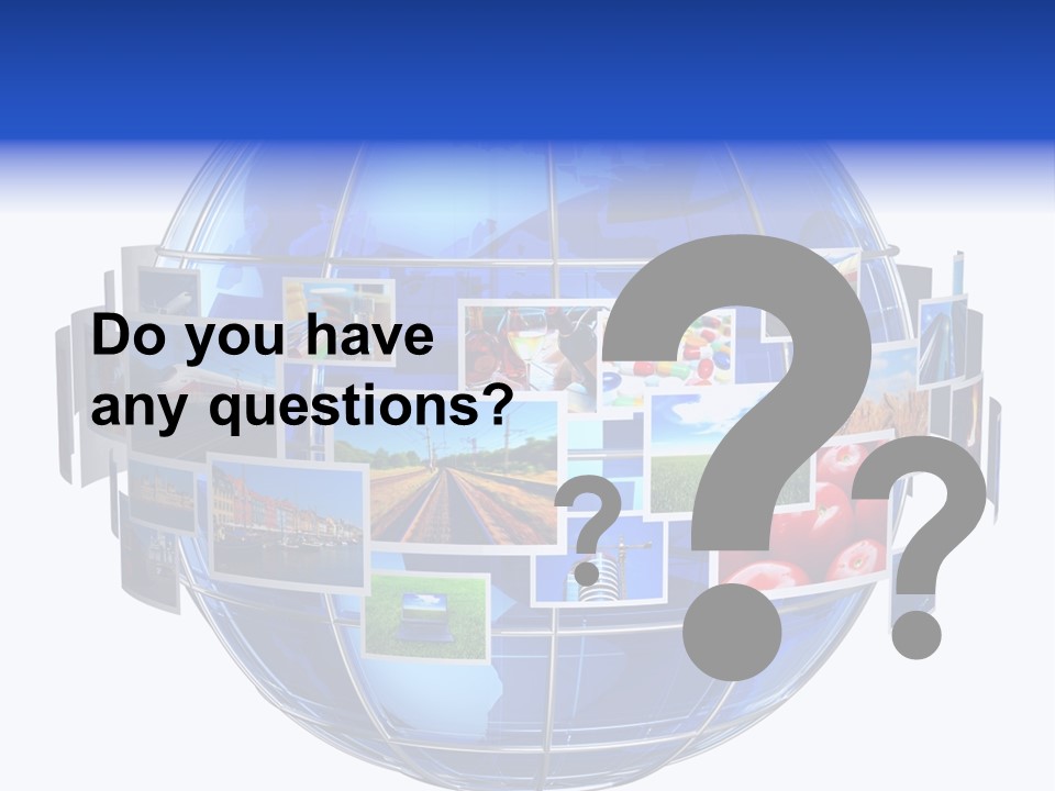 Isolated Earth Television PowerPoint Template